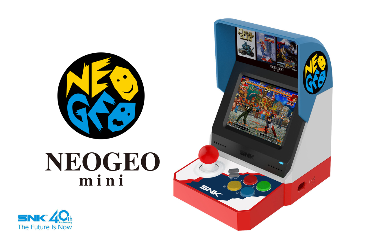 Hivatalos: jön a Neo Geo Mini otthoni árkád gép!