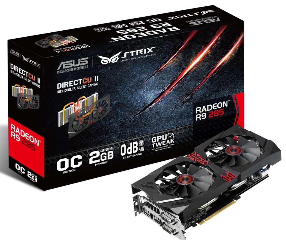 Hivatalosan is bemutatkozott az ASUS Radeon R9 285 Strix