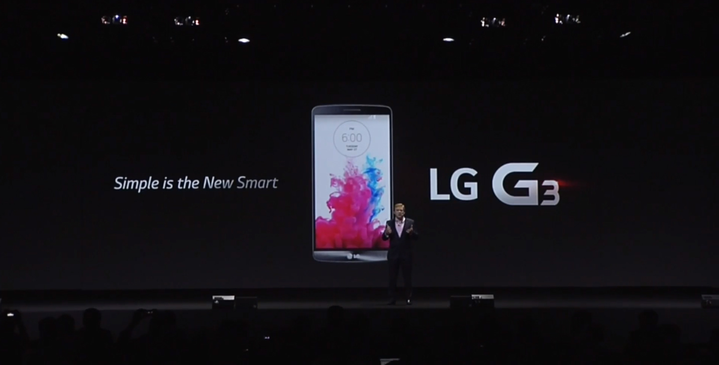 Hivatalosan is bemutatkozott az LG G3