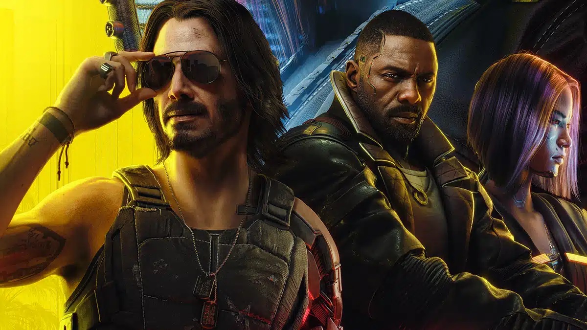 Idris Elba Cyberpunk 2077 filmet forgatna Keanu Reeves-szel