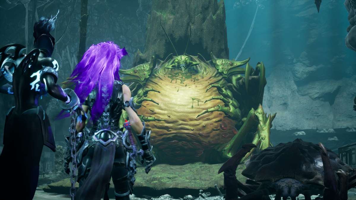Így néz ki a legjobb grafikai beállításokkal egy boss harc a Darksiders 3-ban