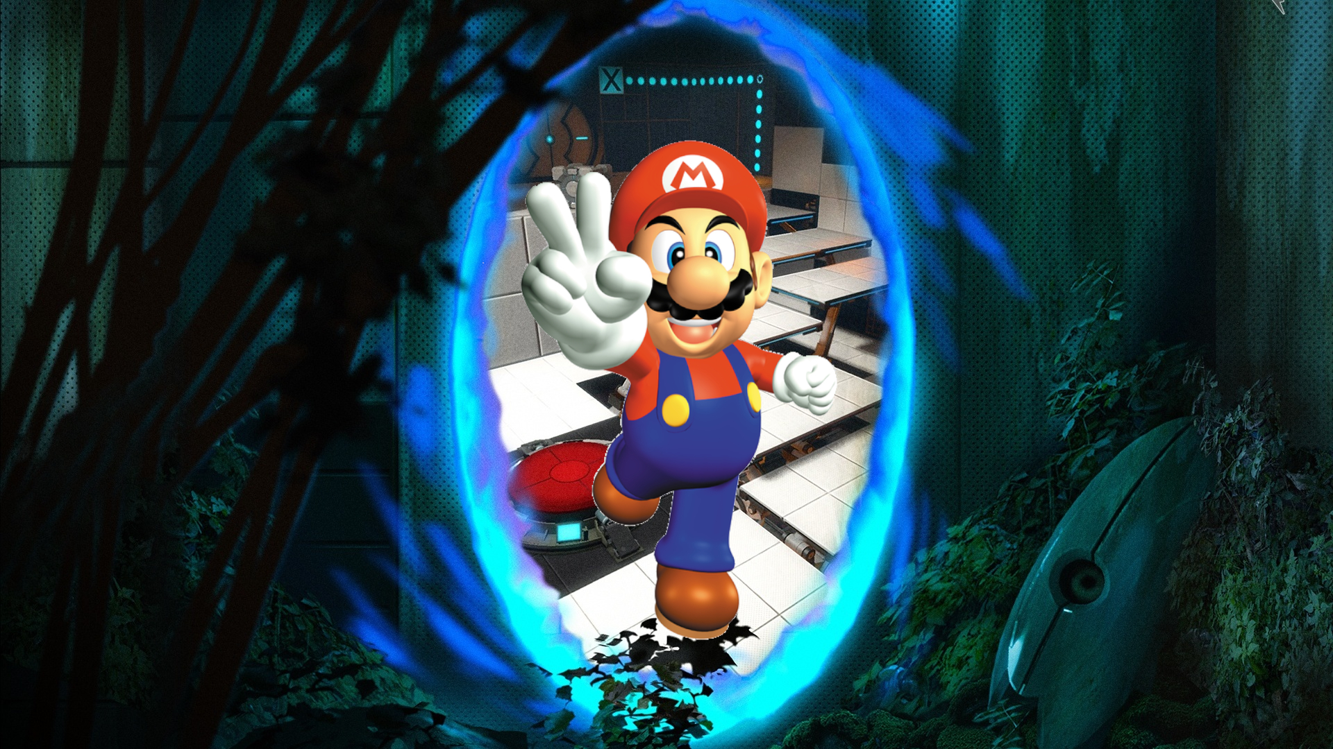 Ilyen az, amikor keveredik a Super Mario 64 és a Portal