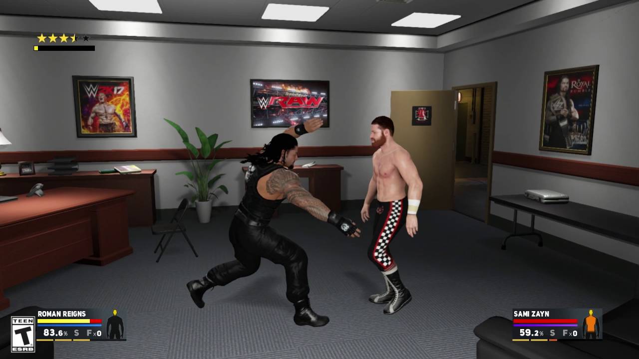 Ilyenek lesznek a ringen kívüli bunyók a WWE 2K17-ben