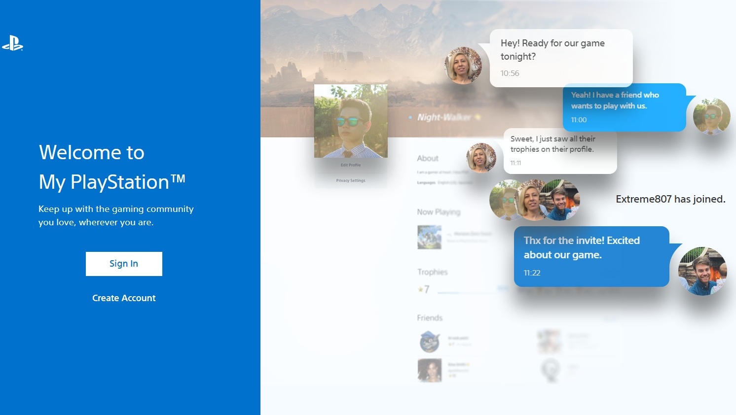 Itt a My PlayStation, amivel böngészőből is elérhetjük PSN fiókunkat