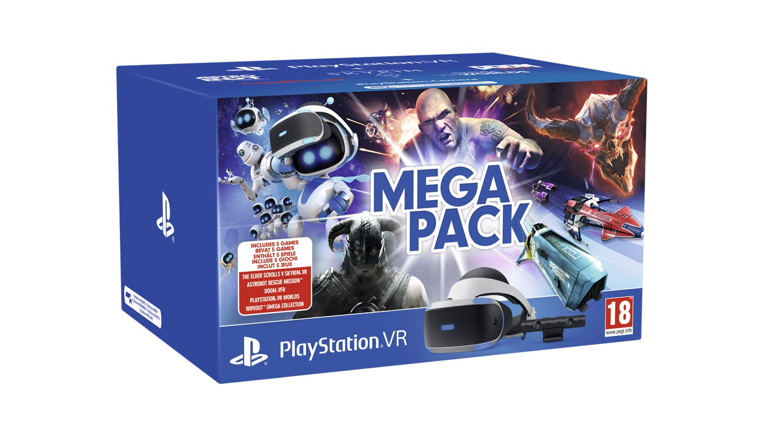Itt a PlayStation VR Mega Pack, aminél teljesebb csomagot nem találsz a virtuális valóság élményéhez