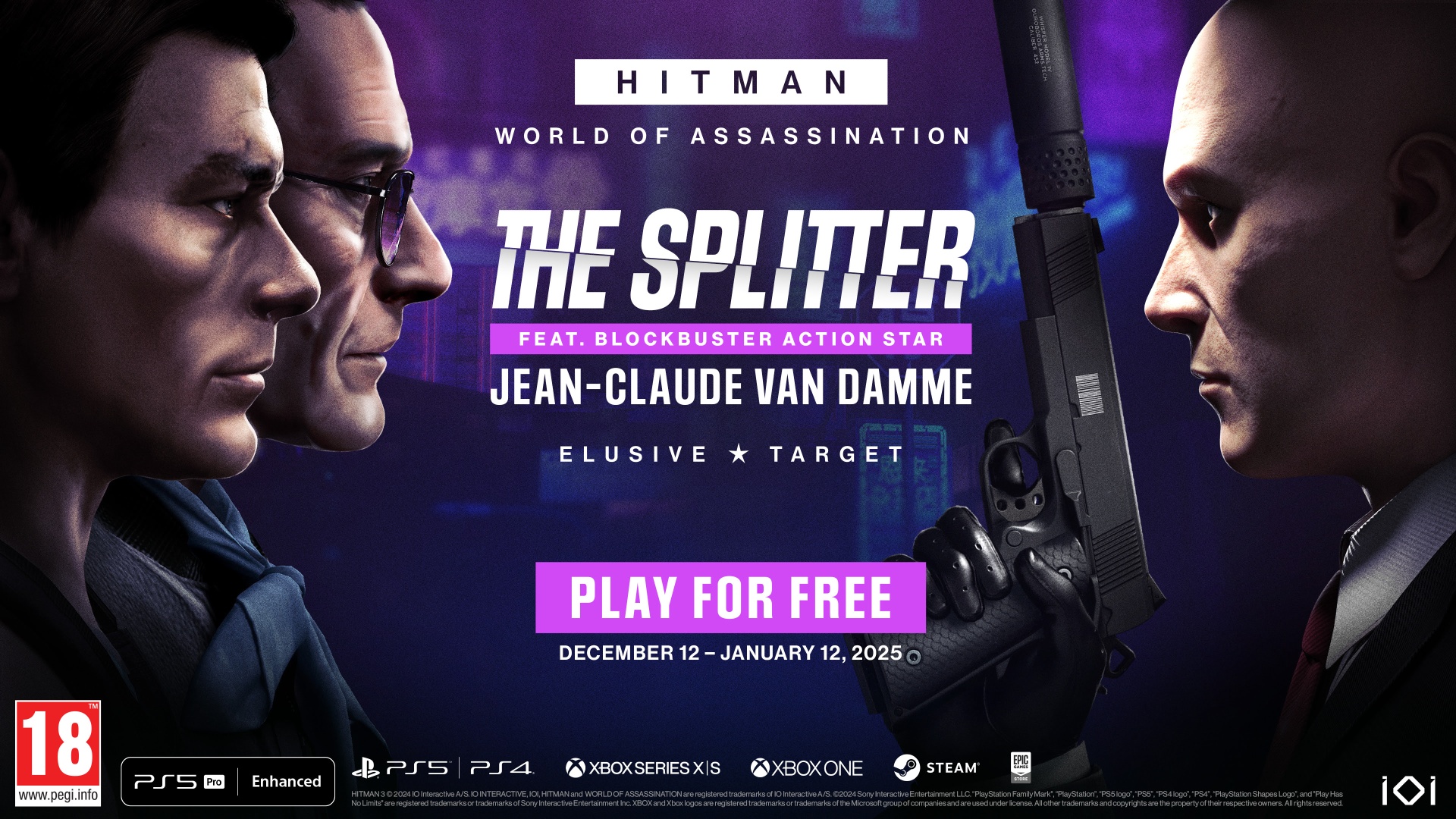 Jean-Claude Van Damme lett az új célpont a Hitman: World Of Assassinationben
