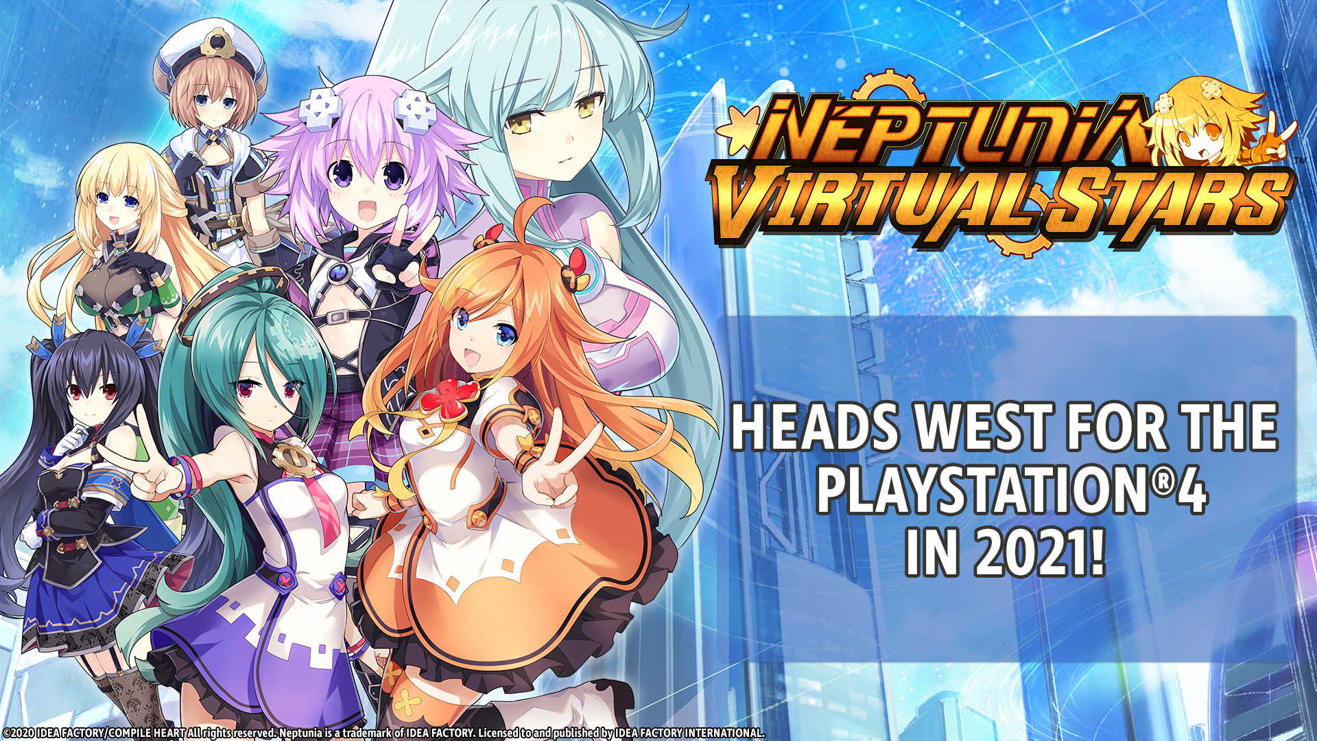 Jövőre nyugaton is megjelenhet a Neptunia Virtual Stars