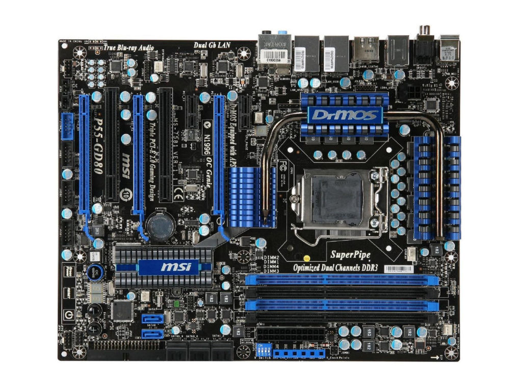 Készül az MSI legújabb P55-GD80 alaplapja