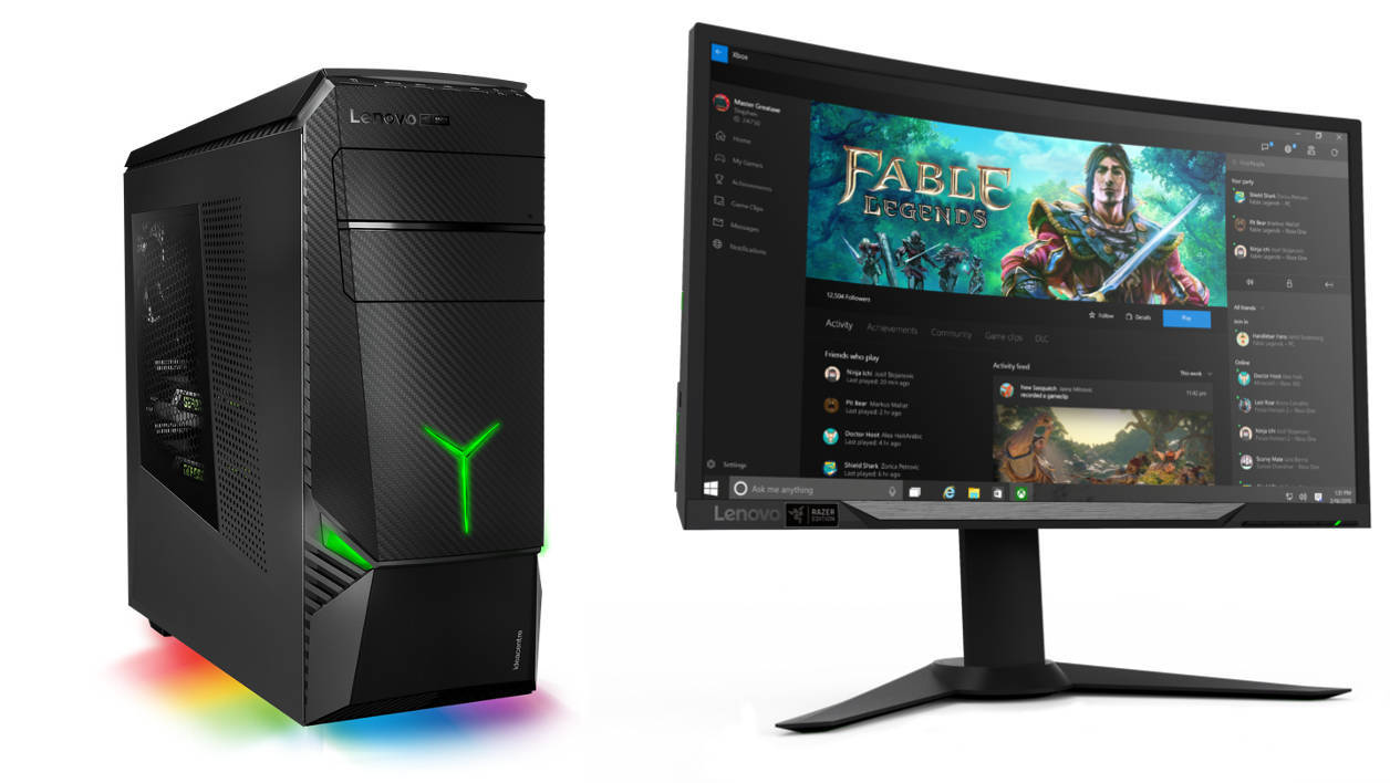 Két változatban érkezik a Lenovo hajlított gamer megjelenítője
