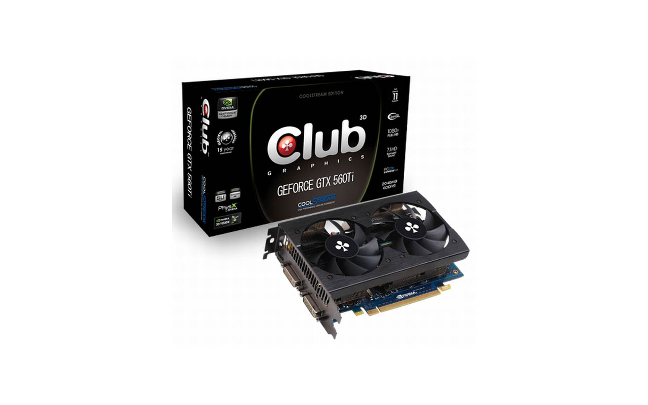 Két új GTX 560 Ti gyorsító a Club 3D kínálatában
