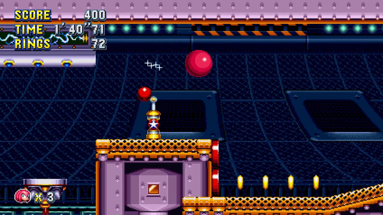 Knuckles rohangál egyet a legújabb Sonic Mania gameplay videón