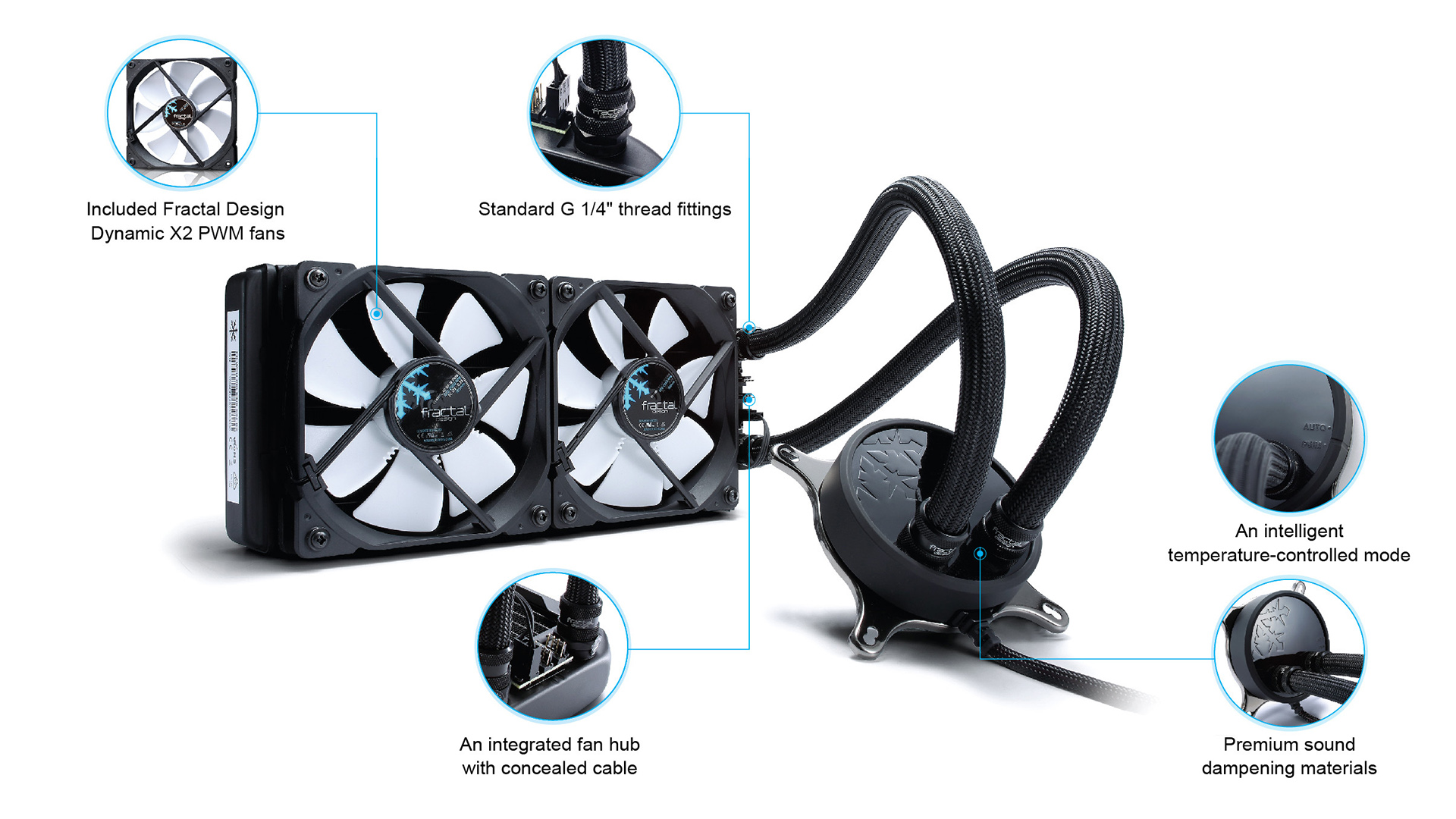 Kompakt vízhűtésekkel bővít a Fractal Design