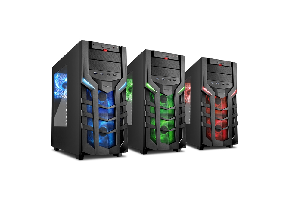 Középkategóriás számítógépházat mutatott be a Sharkoon