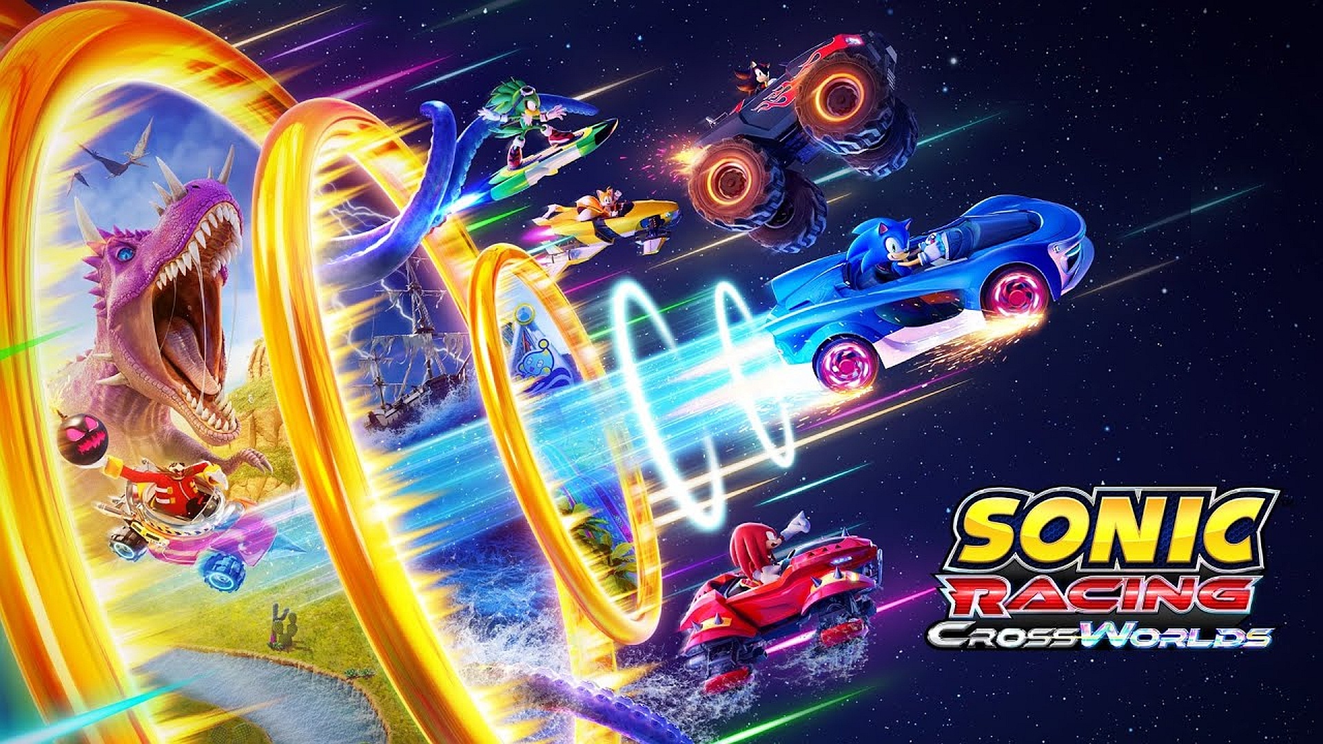 Launch traileren a Sonic Racing: CrossWorlds