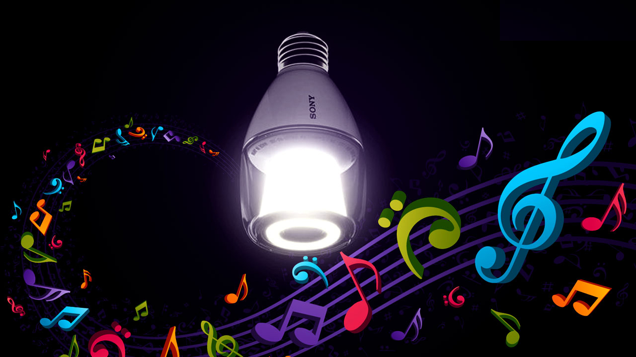 LED izzóba épített hangszórót mutatott be a Sony
