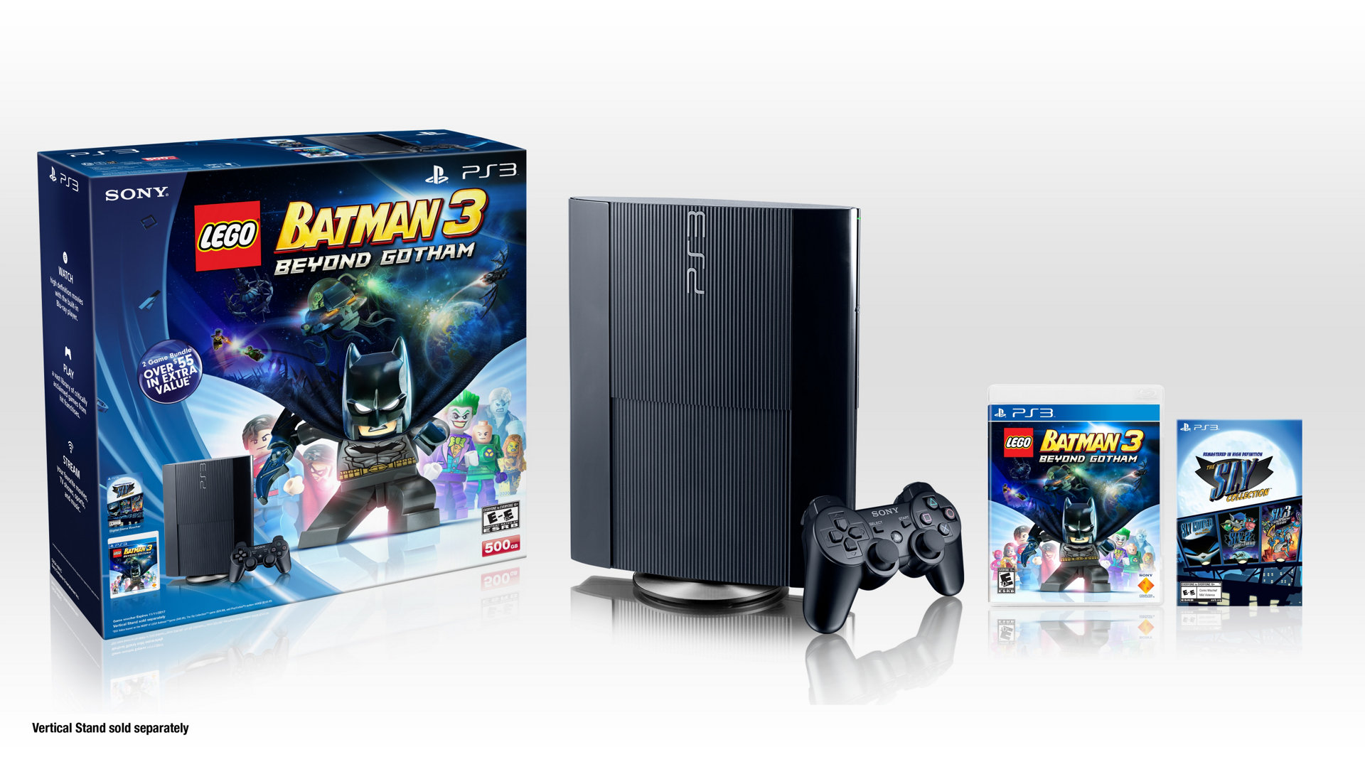 Lego Batman 3 és Sly Cooper kollekció a legújabb PS3-as bundle csomagban