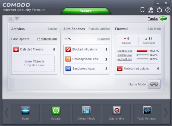 Letölthető a Comodo Internet Security legfrissebb verziója