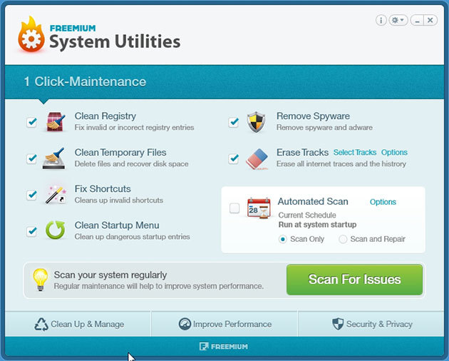 Letölthető a Freemium System Utilities 1.0