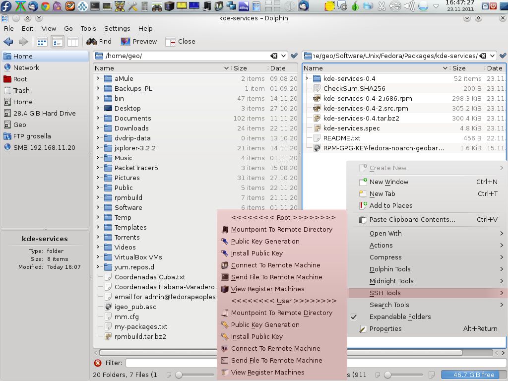 Letölthető a KDE Service Menu legfrissebb kiadása