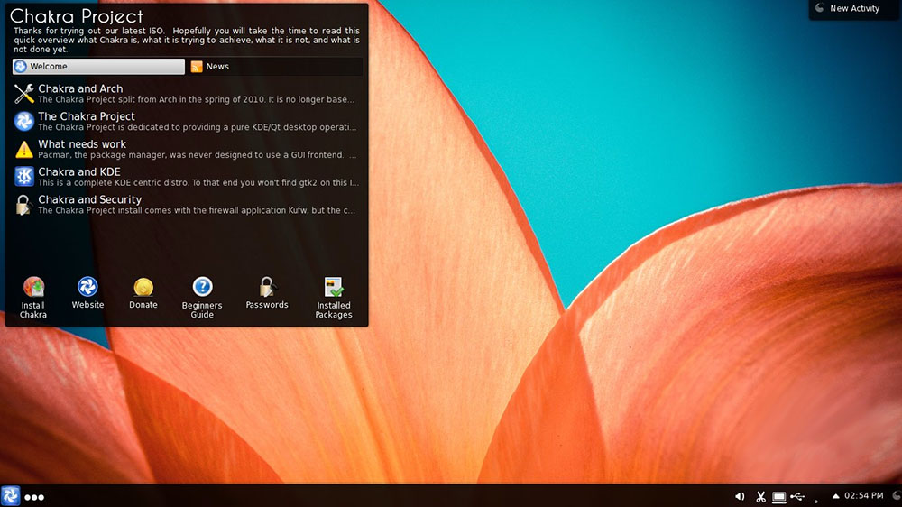 Letölthető a legfrissebb Chakra Linux