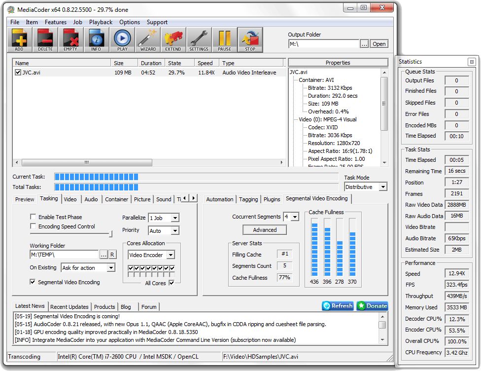 Letölthető a MediaCoder legfrissebb verziója