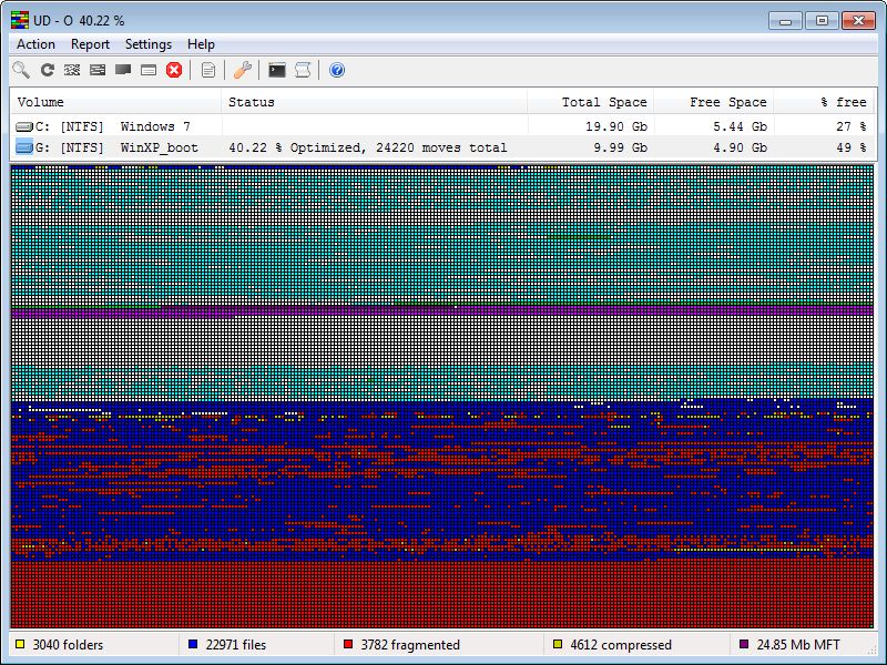 Letölthető az UltraDefrag legfrissebb kiadása