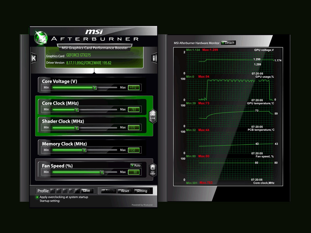 Letölthető az új MSI Afterburner 1.5.0