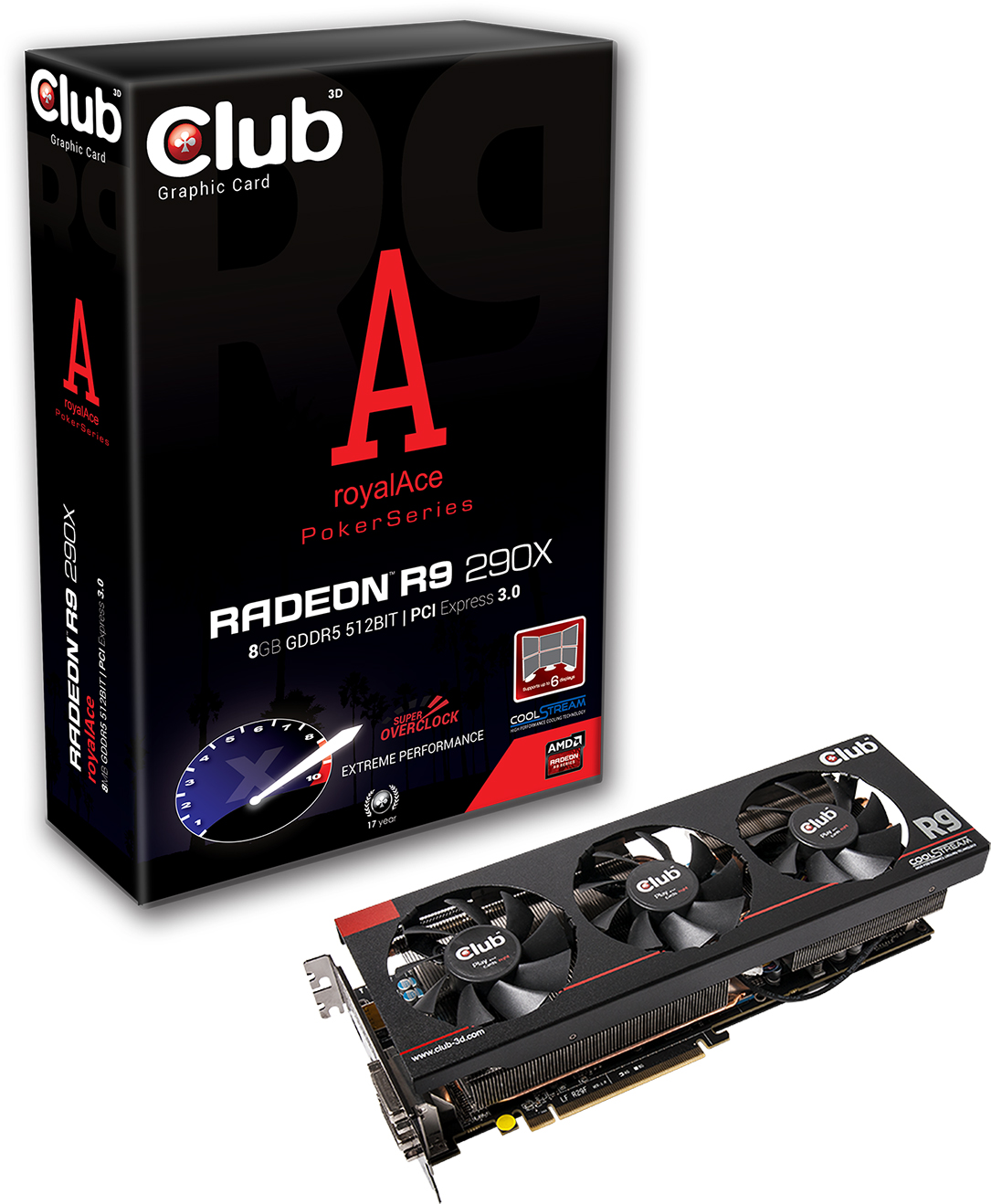 Limitált darabszámban érkezik a Club3D Radeon R9 290X royalAce 8GB