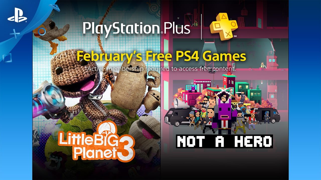 LittleBigPlanet 3 és Not a Hero a februári PS Plus ingyenes játékai között