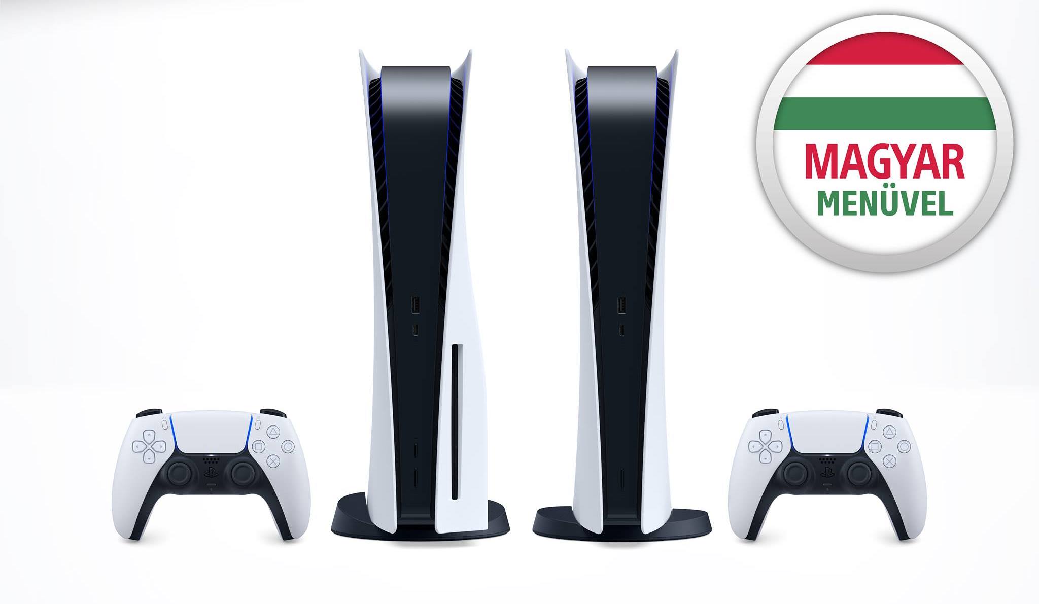 Magyar nyelvű menüvel érkezik a PS5!