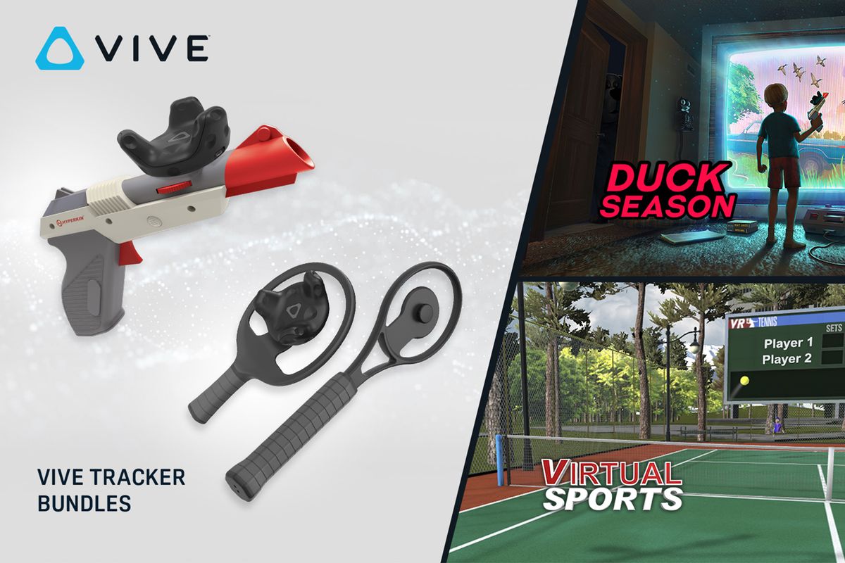 Már teniszütőt és puskát is vehetünk a HTC Vive-hoz