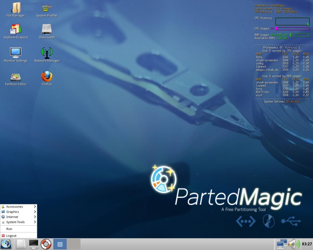 Már letölthető a Parted Magic legújabb kiadása