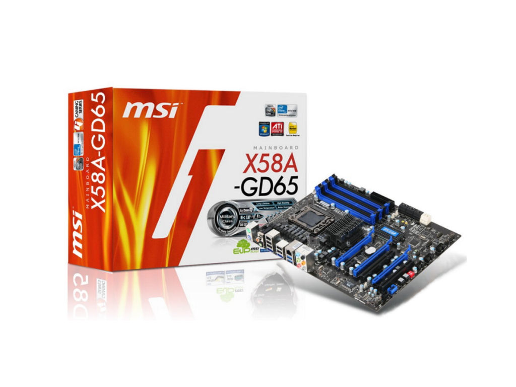 Már előrendelhető az MSI új X58A-GD65 alaplapja