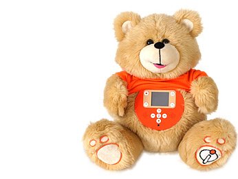 Médialejátszós Teddy maci