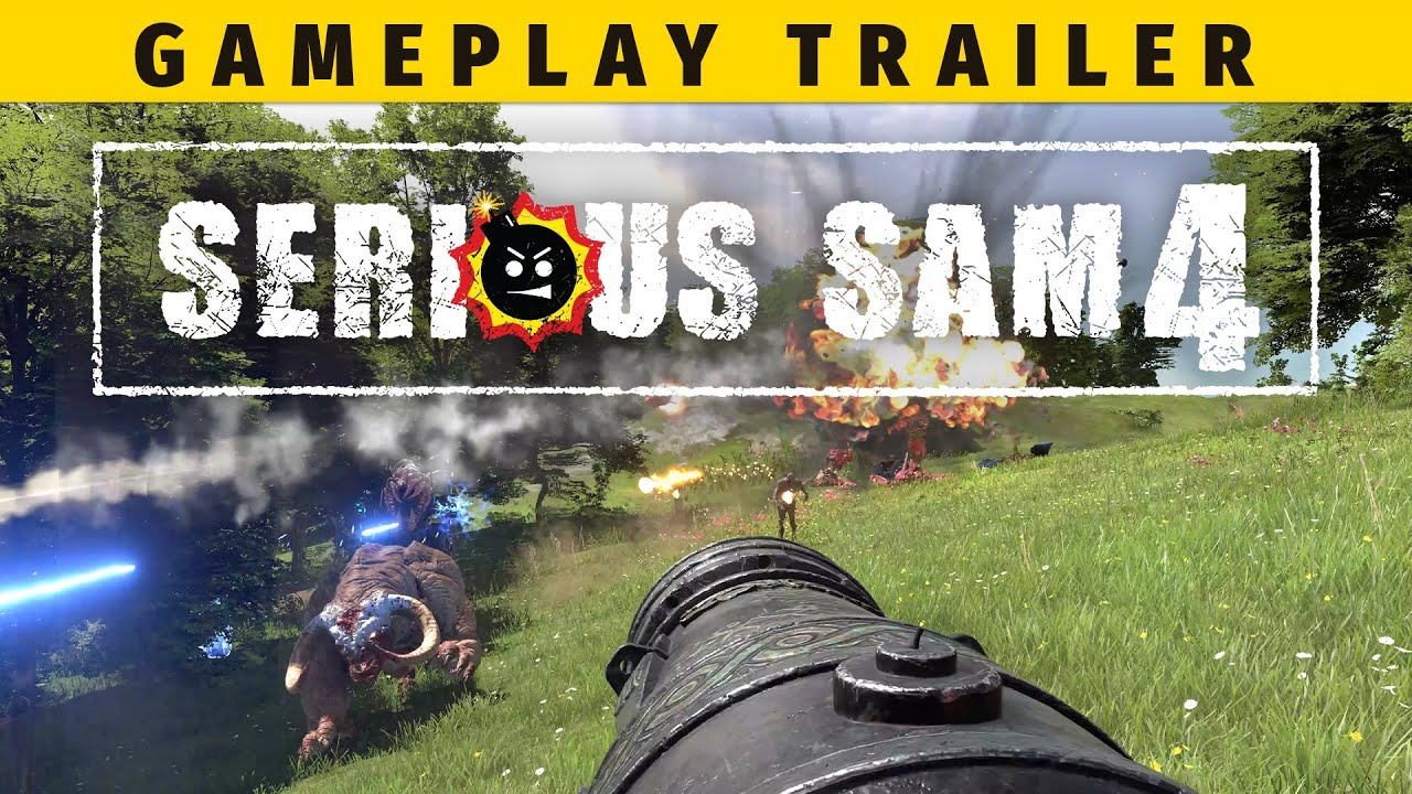 Még egy űrhajó is van a Serious Sam 4 új gameplay trailerében