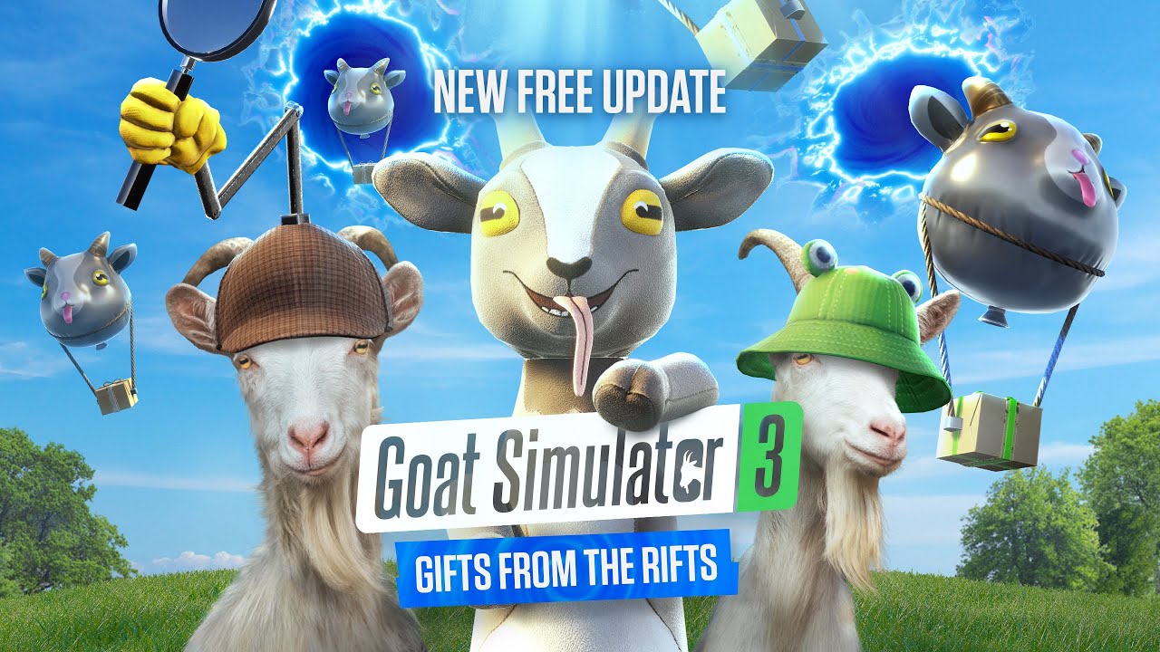 Megérkezett a Goat Simulator 3: Gifts from the Rifts DLC és máris készül a következő