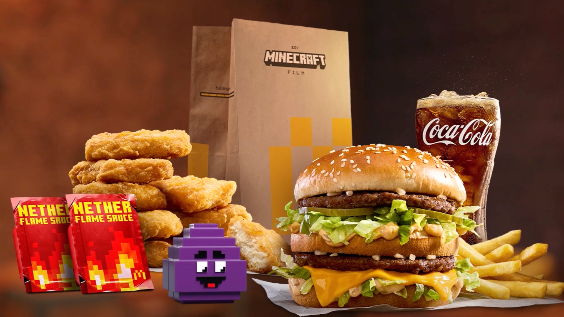 Exkluzív figurákkal és szósszal érkezett a Minecraft menü a Mekibe