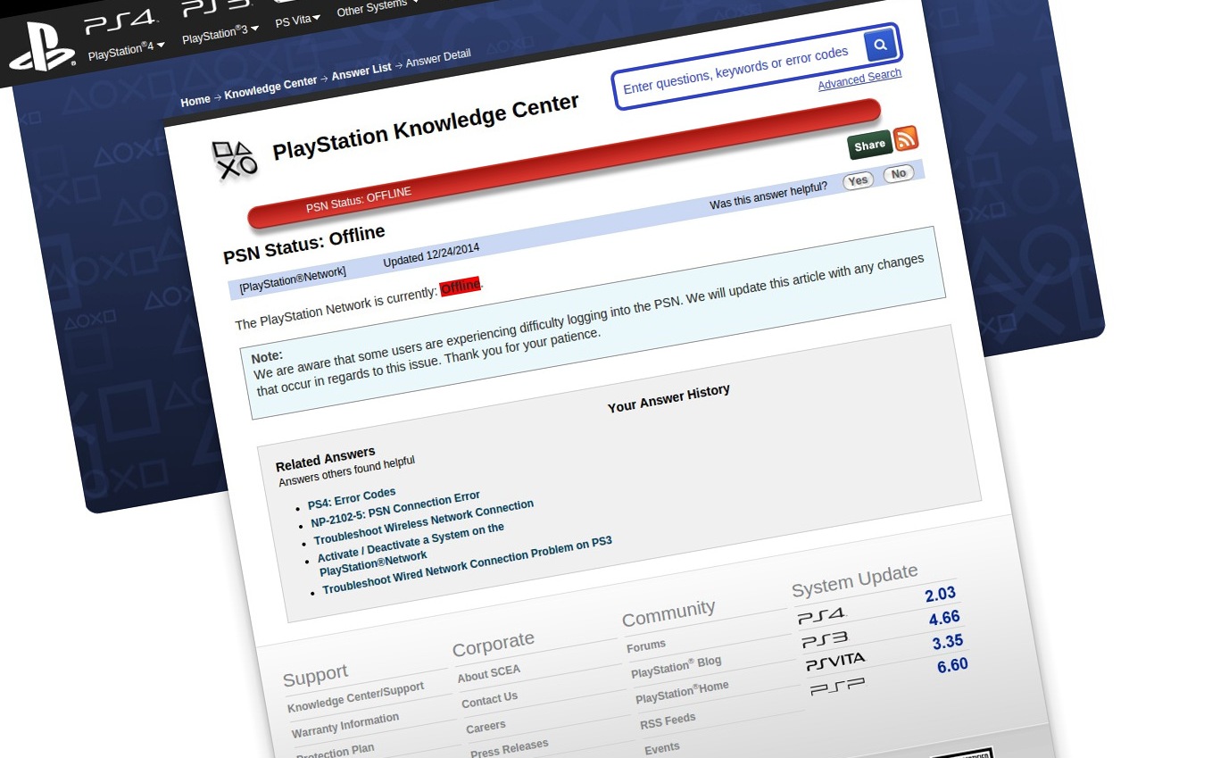 Megint leállt a PSN (UPDATE!)