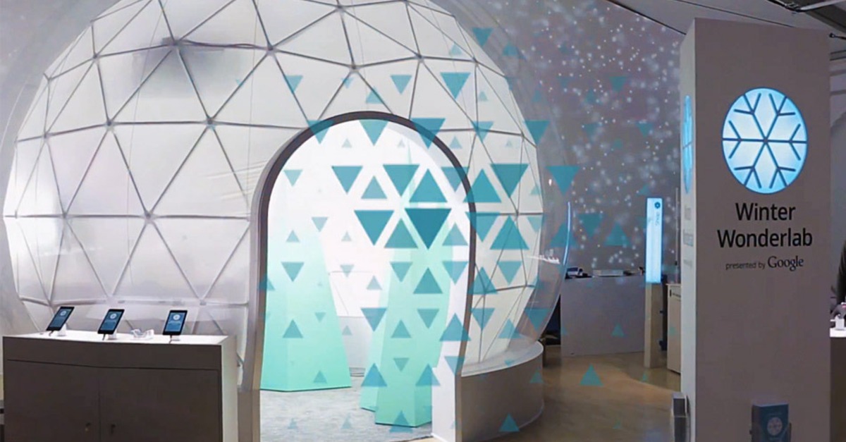 Megnyíltak a Google Winter Wonderlab létesítmények