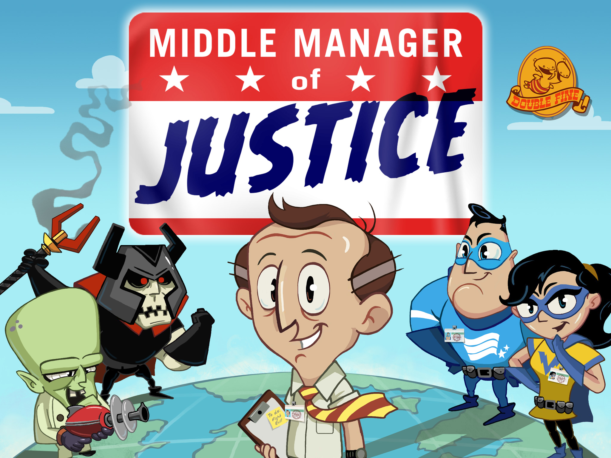 Middle Manager of Justice címre hallgat a Double Fine legújabb free to play játéka