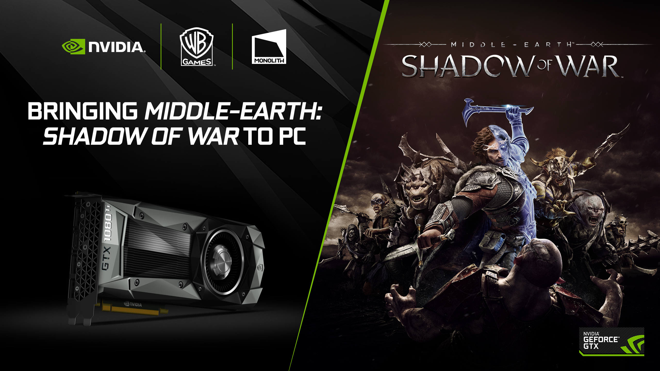 Middle-Earth: Shadow of War-t csomagolnak egy ideig a GeForce GTX 1080-asok mellé