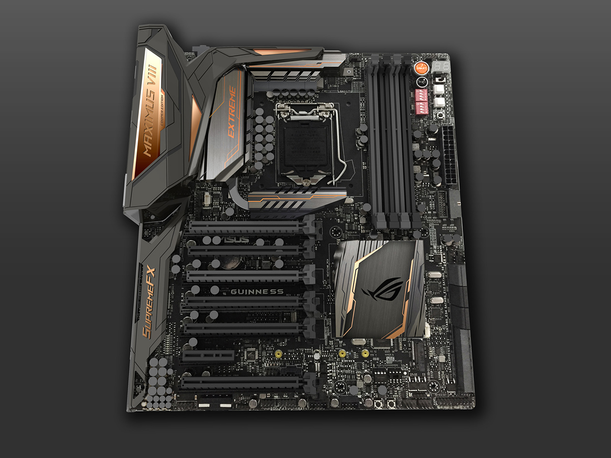 Minden földi jóval felszerelve érkezik az ASUS ROG Maximus VIII Extreme