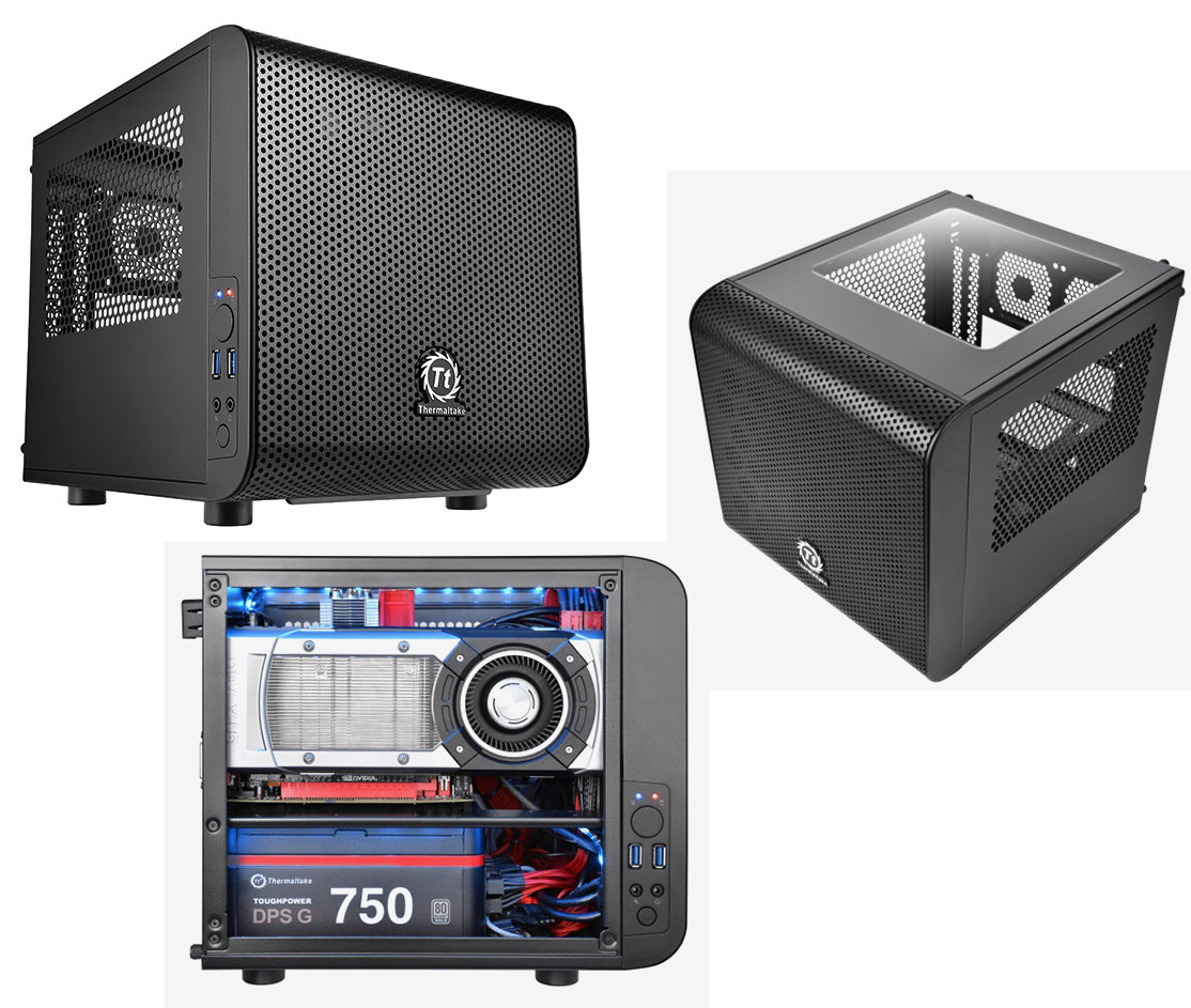 Mini-ITX mérettel érkezett meg a Thermaltake Core V1