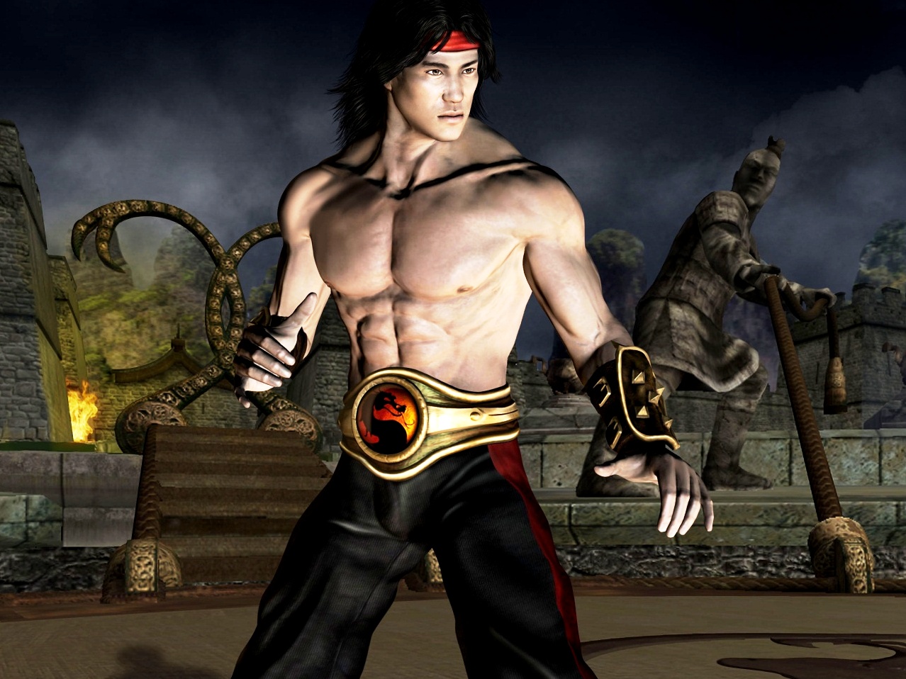 Mortal Kombat Vs DC Universe: Liu Kang él és DC-s figurákat reggelizik