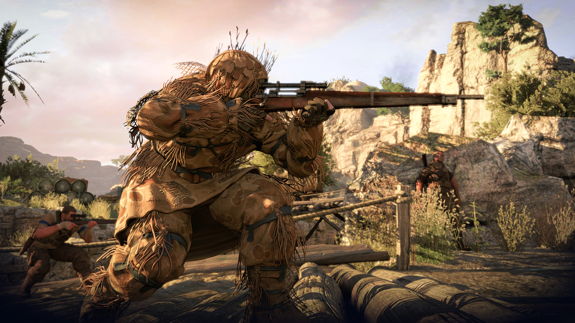 Negyedórányi gameplay felvétel a Sniper Elite 3-ról