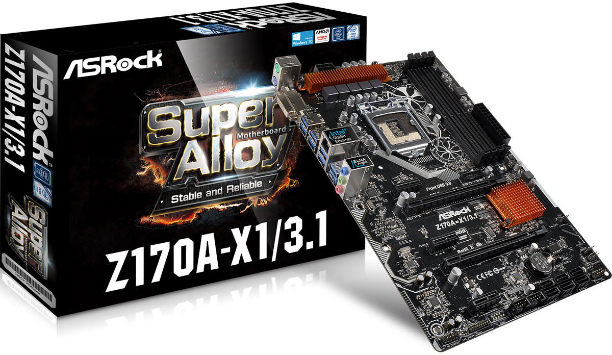 Olcsó Z170-es alaplap érkezik az ASRock műhelyéből