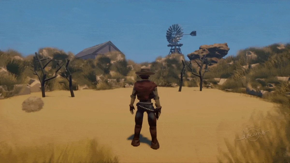 Olyan élethűen alkották újra a Red Dead Online-t a Dreams-ben, hogy az állunkat keressük