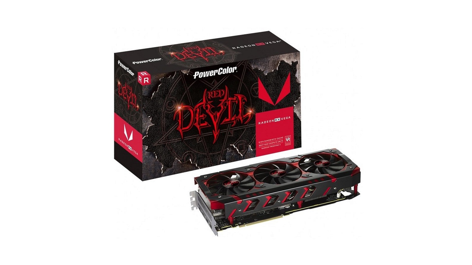 Ördögi gyári tuninggal érkezik a PowerColor új Radeon RX Vega 64-es grafikus kártyája