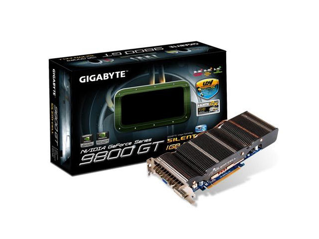 Passzív hűtéssel szerelt GeForce 9800 GT a Gigabyte kínálatában