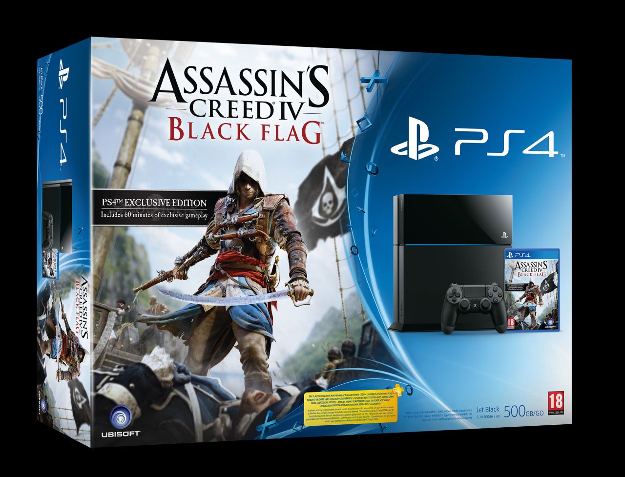 PlayStation 4-es Assassin's Creed IV: Black Flag bundle csomag tart Európába